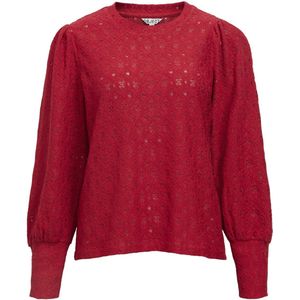 Object - Laila - Blouse - Lange Mouwen - Regular Fit - Ronde Hals