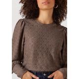 Object - Laila - Blouse - Lichtgewicht - Lange Mouwen - Regular Fit