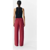 Object Obj Lisa Wide Pant Broeken Dames - Roze - Maat 36