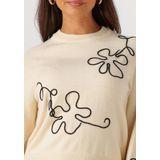 Laney - Rubin - Gebreide Trui - Ronde Hals - Lange Mouwen - Regular Fit