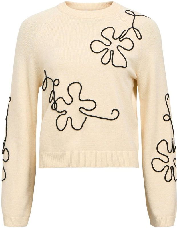 Laney - Rubin - Gebreide Trui - Ronde Hals - Lange Mouwen - Regular Fit