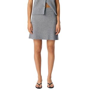 Object - Rok - Medium Grey Melange - Dames - Regular Pasvorm