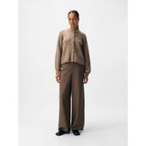 Object - Flora Re - Cardigan - Gebreid Vest - Ronde Hals - Lange Mouwen