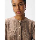 Object - Flora Re - Cardigan - Gebreid Vest - Ronde Hals - Lange Mouwen