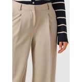 Object - Wijde Pantalon - Beige - Dames - Polyester