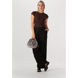 Object - Objivy HW Wide Pant - Broek - Zwart