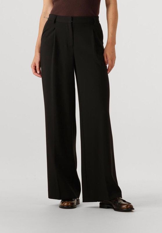 Object - Objivy HW Wide Pant - Broek - Zwart