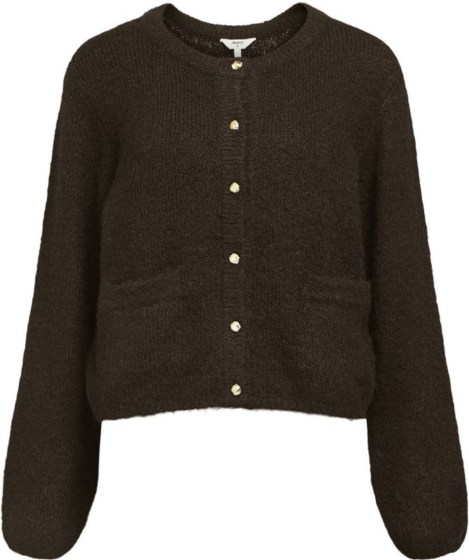 Object - Saggia Re - Cardigan - Knoopsluiting - Lange Mouwen - Regular Fit