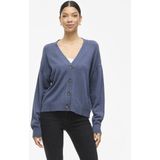 VILA - VIRIL - Gebreid Vest - Indigo