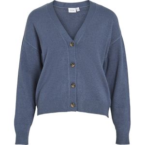 VILA - VIRIL - Gebreid Vest - Indigo