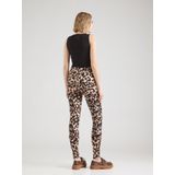 VILA - VILEOA - Legging - Zwart/Beige - Slim Fit