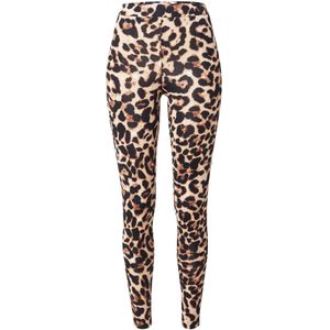 VILA - VILEOA - Legging - Zwart/Beige - Slim Fit