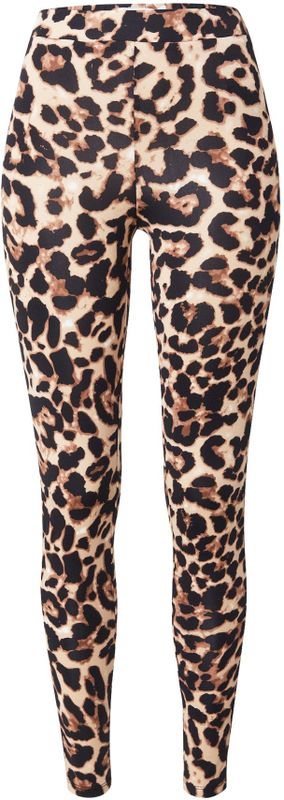 VILA - VILEOA - Legging - Zwart/Beige - Slim Fit