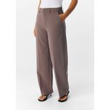 Object - Sigrid Dress Pants - Broek met Wijde Pijpen - Oversized Pasvorm