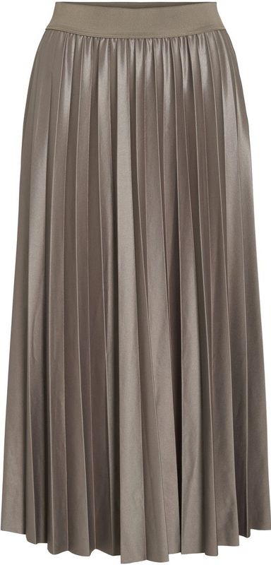 Vila - Nitban - Midi Rok - Plissé - Zwart