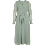 VILA - VIFalia - Jurk - Pastelgroen - 3/4 Lengte - V-hals
