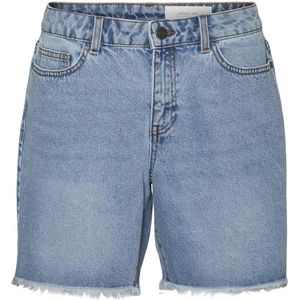 Noisy may Broek Nmsmiley Nw Frill Shorts Vi304lb N 27024243 Light Blue Denim Dames