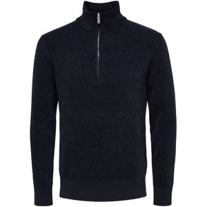 SELECTED - SLHRodney - Trui - Olijfgroen - Schipperskraag