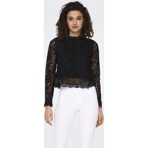 Only Onlnew Karo Ls Lace Top Wvn Dames Top