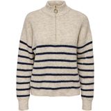 Pumice Stone - Pullover - Lange Mouwen - Staande Kraag - Ritssluiting