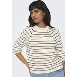 ONLY - ONLBASE - Trui - Zwart - Gestreept - Lange Mouw