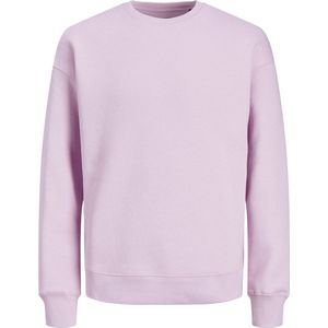 JACK & JONES Star Basic Sweat Crew Neck - Heren Sweatshirt - Lila - Katoenmengsel