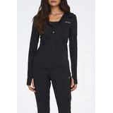 Onpmila - Trainingsshirt - Zwart - B-Dry - Lange Mouwen - Regular Fit