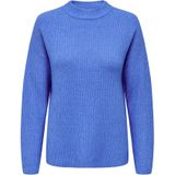 Only - ONLCAMILLA O-NECK L/S PULLOVER KNT - Ultramarine - Gebreide Trui