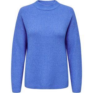 Only - ONLCAMILLA O-NECK L/S PULLOVER KNT - Ultramarine - Gebreide Trui