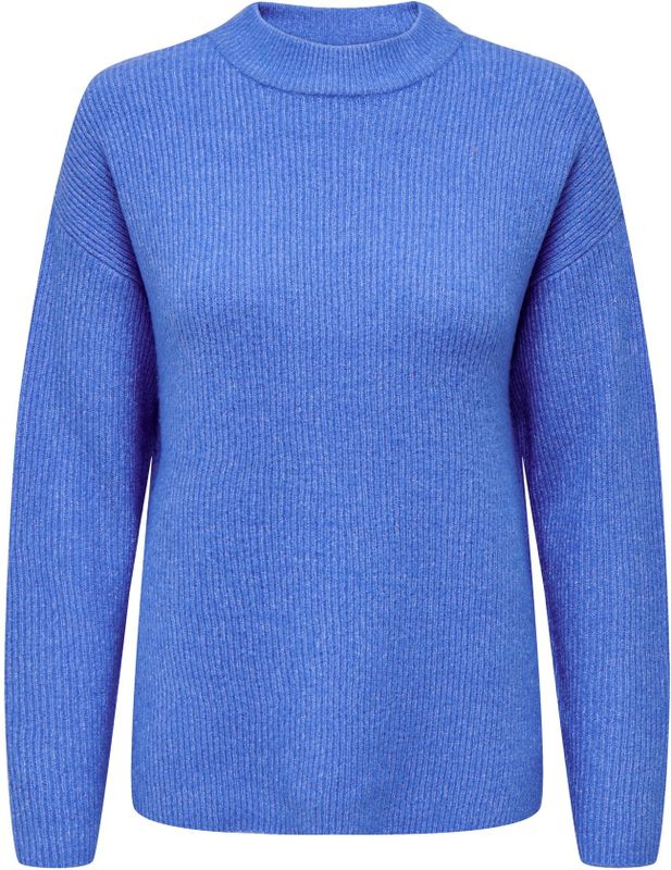 Only - ONLCAMILLA O-NECK - Gebreide Trui - Ultramarine - Lange Mouwen