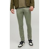 Chino - Satijn - Slanke Pasvorm - Laagbouw - Katoen