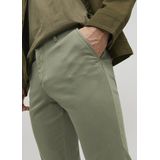 Chino - Satijn - Slanke Pasvorm - Laagbouw - Katoen