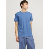 Jack & Jones Rundhalsshirt JJEORGANIC MELANGE TEE SS O-NECK NOOS in Melange Optik