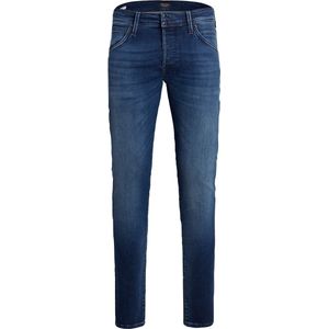 Jack&Jones - Glenn - Slim Fit Jeans - Blauw - Katoen - Tapered Legs