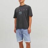 JACK&JONES - Indigo Knit - Spijkerbroek - Blauw - Katoen/Polyester/Viscose/Elastaan