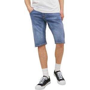 JACK & JONES Scale Long Shorts regular fit - heren jeans korte broek - denimblauw