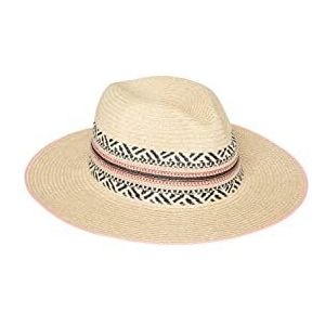 PIECES Pcbibbi Straw Hat Box Sww hoed voor dames, Nature/Detail:ST 2, Eén maat