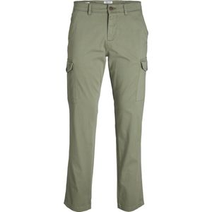 JACK & JONES Ollie Bowie Cargo loose fit - heren cargo broek - olijfgroen