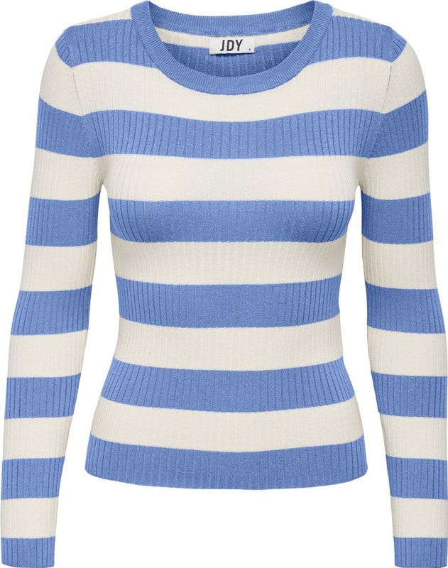 JDY - Gebreide Pullover - O-hals - Lange Mouwen - Rib Fit