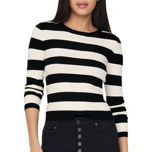 JDY - Gebreide Pullover - O-hals - Lange Mouwen - Rib Fit
