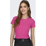 Only T-shirt Onlemma S s Short Top Noos Jrs 15201206 Fuchsia Purple Dames