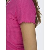 Only T-shirt Onlemma S s Short Top Noos Jrs 15201206 Fuchsia Purple Dames
