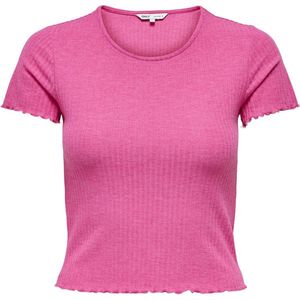 Only T-shirt Onlemma S s Short Top Noos Jrs 15201206 Fuchsia Purple Dames
