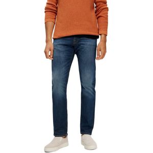 Selected Homme Heren Jeans Broeken SLH196-STRAIGHTSCOTT regular/straight Fit Blauw Volwassenen