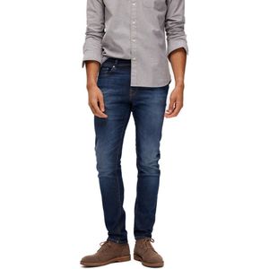 Selected Homme Heren Jeans Broeken SLH175-SLIMLEON 31604 slim Fit Blauw Volwassenen