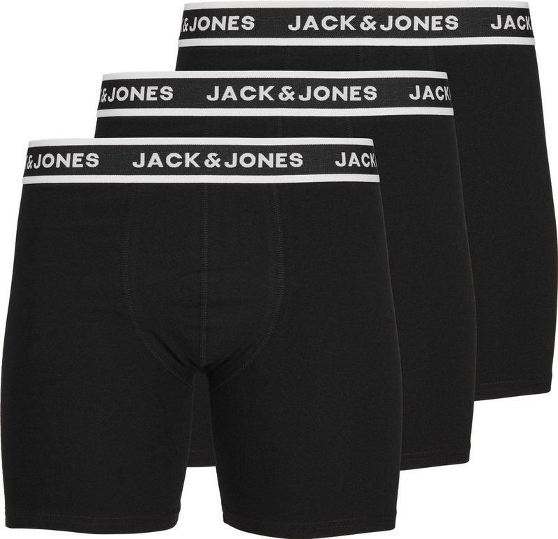 Jack&jones Jacsolid Boxer Briefs 3 Pack Noos Heren Onderbroek