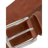 JACK & JONES Heren Jacporto Jeans Leather Belt Ln riem, cognac, 90