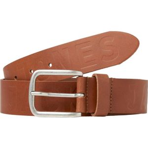 JACK & JONES Heren Jacporto Jeans Leather Belt Ln riem, cognac, 90