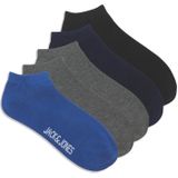 Jack & Jones Junior JACFRED Enkelsokken Jongens 5-pack - Multikleur - Katoen