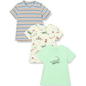 NAME IT Baby Boys NBMFORIS 3P SS Top, Bright White, 56, wit (bright white), 56 cm